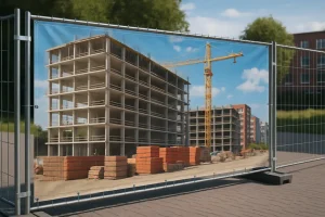Efficiënte oplossingen voor bouwhekdoeken: van materiaalkeuze tot levering