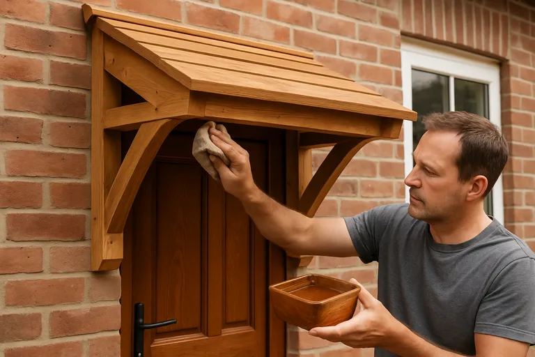 Onderhoud van houten deurluifels